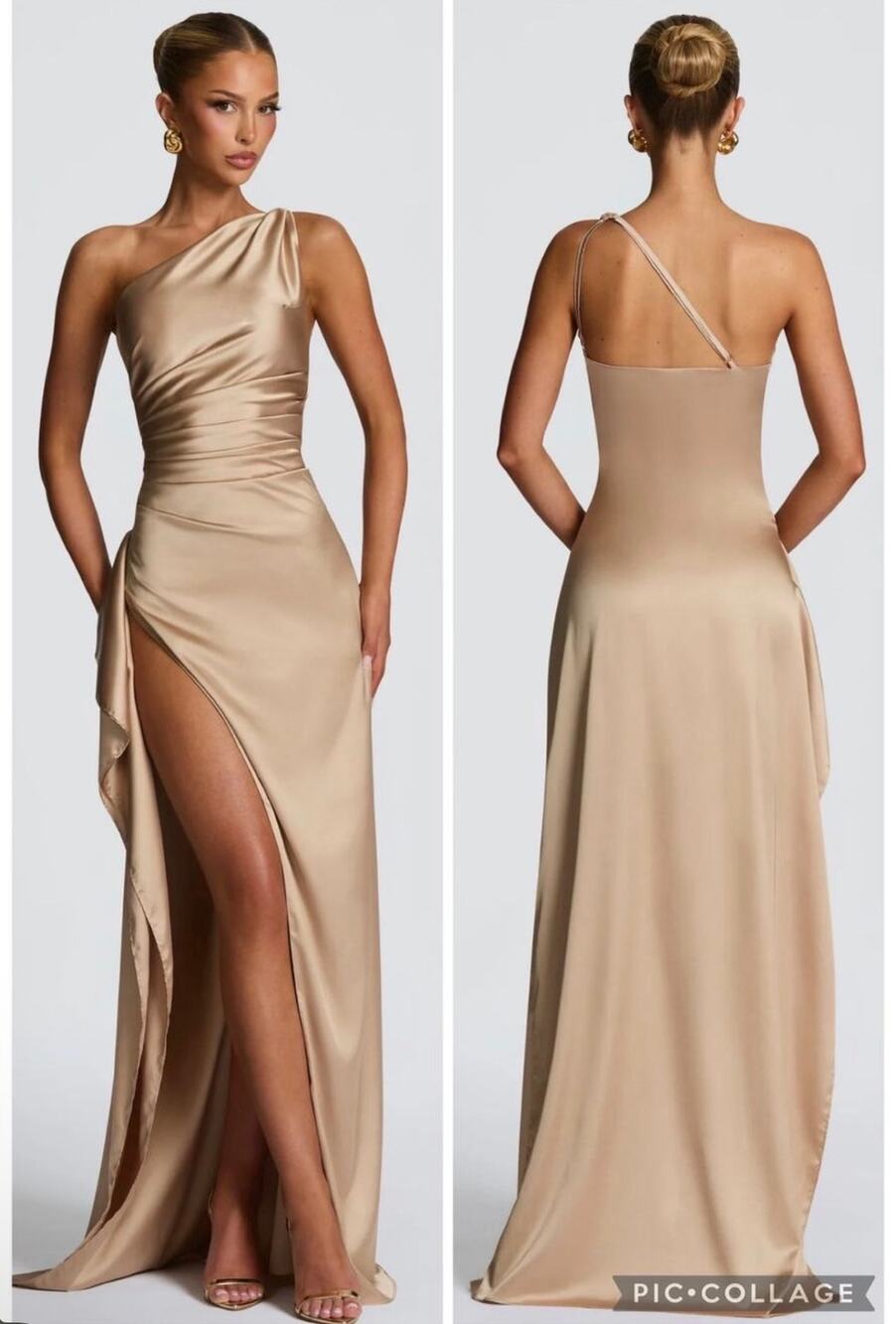 Babyboo NEW Ariel Maxi Dress Gown Champagne Size Small